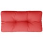 Cojín para palets de tela rojo 80x40x12 cm de , Cojines para sillas y sofás - Ref: Foro24-360607, Precio: 21,73 €, Descuento: %