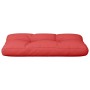 Cojín para palets de tela rojo 80x40x12 cm de , Cojines para sillas y sofás - Ref: Foro24-360607, Precio: 21,73 €, Descuento: %