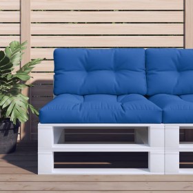 Cojín para sofá de palets de tela azul real 80x40x12 cm de , Cojines para sillas y sofás - Ref: Foro24-360611, Precio: 22,18 ...