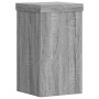 Soportes de plantas 2 uds madera gris Sonoma 10x10x18 cm de , Soportes para macetas - Ref: Foro24-852884, Precio: 17,53 €, De...