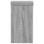 Soportes de plantas 2 uds madera gris Sonoma 10x10x18 cm de , Soportes para macetas - Ref: Foro24-852884, Precio: 17,53 €, De...