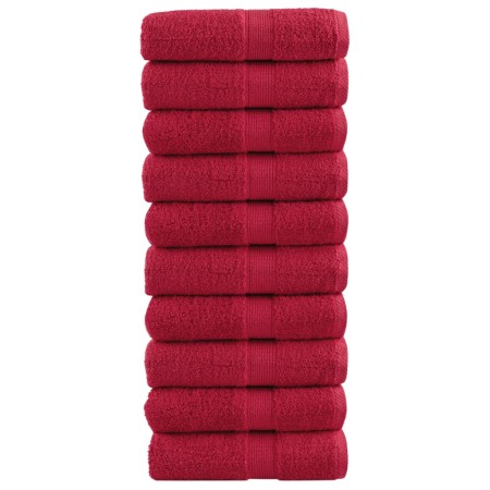 Toallas SOLUND 10 unidades rojo 30x30 cm 600 gsm de , Toallas - Ref: Foro24-137397, Precio: 21,44 €, Descuento: %