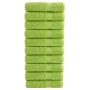 Toallas de ducha SOLUND 10 uds verde manzana 70x140 cm 600 gsm de , Toallas - Ref: Foro24-137502, Precio: 131,19 €, Descuento: %