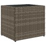 Jardinera de ratán sintético gris 36x30x32 cm de , Maceteros y jardineras - Ref: Foro24-366427, Precio: 41,42 €, Descuento: %