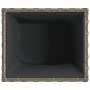 Jardinera de ratán sintético gris 36x30x32 cm de , Maceteros y jardineras - Ref: Foro24-366427, Precio: 41,42 €, Descuento: %