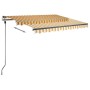 Toldo de pie retráctil manual amarillo y blanco 300x250 cm de vidaXL, Toldos - Ref: Foro24-3069698, Precio: 360,71 €, Descuen...