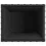Jardinera de ratán sintético negra 36x30x32 cm de , Maceteros y jardineras - Ref: Foro24-366425, Precio: 42,18 €, Descuento: %