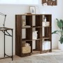 Estantería madera de ingeniería marrón roble 102x32x108 cm de , Librerías y estanterías - Ref: Foro24-3307843, Precio: 113,14...