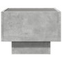 Mesa auxiliar y LED madera ingeniería gris hormigón 40x40x30cm de , Mesas de centro - Ref: Foro24-847500, Precio: 81,90 €, De...