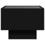 Mesa auxiliar con luz LED madera ingeniería negro 40x40x30 cm de , Mesas de centro - Ref: Foro24-847498, Precio: 110,45 €, De...