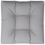 Cojín para sofá de palets de tela gris 80x80x12 cm de , Cojines para sillas y sofás - Ref: Foro24-360492, Precio: 57,14 €, De...