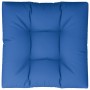 Cojín para sofá de palets de tela azul 80x80x12 cm de , Cojines para sillas y sofás - Ref: Foro24-360501, Precio: 44,27 €, De...