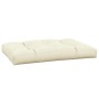 Cojín para sofá de palets tela crema 120x80x12 cm de , Cojines para sillas y sofás - Ref: Foro24-360515, Precio: 53,18 €, Des...