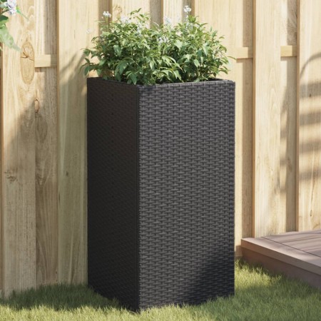 Jardineras 2 unidades ratán sintético negro 40x40x80 cm de , Maceteros y jardineras - Ref: Foro24-3210519, Precio: 145,04 €, ...