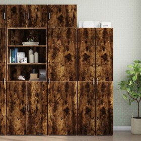 Armario estrecho madera ingeniería roble ahumado 50x42,5x225 cm de , Aparadores - Ref: Foro24-3281305, Precio: 195,22 €, Desc...