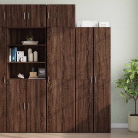 Armario estrecho madera ingeniería marrón roble 50x42,5x225 cm de , Aparadores - Ref: Foro24-3281307, Precio: 226,20 €, Descu...