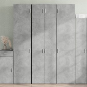 Armario de madera de ingeniería gris hormigón 70x42,5x225 cm de , Aparadores - Ref: Foro24-3281332, Precio: 237,40 €, Descuen...