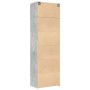 Armario de madera de ingeniería gris hormigón 70x42,5x225 cm de , Aparadores - Ref: Foro24-3281332, Precio: 237,40 €, Descuen...