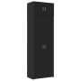 Armario de madera de ingeniería negro 70x42,5x225 cm de , Aparadores - Ref: Foro24-3281330, Precio: 266,14 €, Descuento: %