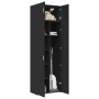 Armario de madera de ingeniería negro 70x42,5x225 cm de , Aparadores - Ref: Foro24-3281330, Precio: 266,14 €, Descuento: %