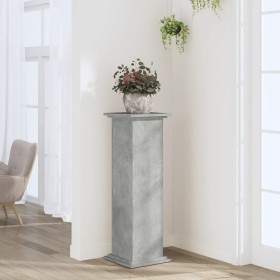 Soportes de plantas madera ingeniería gris hormigón 33x33x100cm de , Soportes para macetas - Ref: Foro24-852981, Precio: 54,9...
