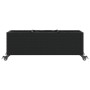 Jardineras con ruedas 2 uds ratán sintético negro 107x32x38 cm de , Maceteros y jardineras - Ref: Foro24-3210525, Precio: 131...