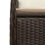 Set de mesa y sillas jardín 7 pzas con cojines ratán PE marrón de , Conjuntos de jardín - Ref: Foro24-3277072, Precio: 863,34...