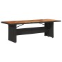 Set de mesa y sillas de jardín y cojines 11 pzas ratán PE negro de , Conjuntos de jardín - Ref: Foro24-3277273, Precio: 1,00 ...