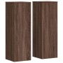Soportes para plantas 2 uds madera marrón roble 33x33x100 cm de , Soportes para macetas - Ref: Foro24-3307888, Precio: 102,46...