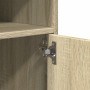 Armario con ruedas madera ingeniería roble Sonoma 60x48x81 cm de , Armarios archivadores - Ref: Foro24-853166, Precio: 103,62...