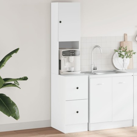 Mueble de cocina madera de ingeniería blanco 35x50x180 cm de , Armarios de cocina - Ref: Foro24-840758, Precio: 114,15 €, Des...