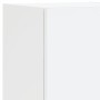 Mueble de pared de TV con luces LED 8 piezas blanco de , Muebles TV - Ref: Foro24-3216764, Precio: 349,85 €, Descuento: %