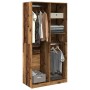 Armario de madera ingeniería envejecida 100x50x200 cm de , Armarios roperos - Ref: Foro24-3307772, Precio: 195,31 €, Descuent...