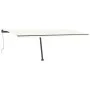 Toldo de pie automático color crema 600x300 cm de vidaXL, Toldos - Ref: Foro24-3069807, Precio: 691,44 €, Descuento: %