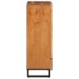 Aparador alto madera maciza de acacia 60x34x100 cm de , Almacenamiento para CD y DVD - Ref: Foro24-377585, Precio: 173,84 €, ...