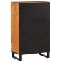Aparador alto madera maciza de acacia 60x34x100 cm de , Almacenamiento para CD y DVD - Ref: Foro24-377585, Precio: 173,84 €, ...
