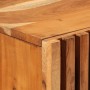 Aparador alto madera maciza de acacia 60x34x100 cm de , Almacenamiento para CD y DVD - Ref: Foro24-377585, Precio: 173,84 €, ...