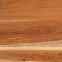 Aparador alto madera maciza de acacia 60x34x100 cm de , Almacenamiento para CD y DVD - Ref: Foro24-377585, Precio: 173,84 €, ...