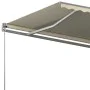 Toldo de pie automático color crema 600x300 cm de vidaXL, Toldos - Ref: Foro24-3069807, Precio: 691,44 €, Descuento: %