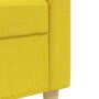 Juego de sofás con cojines 2 piezas tela amarillo claro de , Sofás - Ref: Foro24-3278340, Precio: 501,87 €, Descuento: %