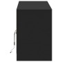 Mueble de TV con LED madera de ingeniería negro 139,5x34x50 cm de , Muebles TV - Ref: Foro24-852195, Precio: 132,87 €, Descue...