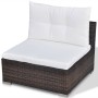 Set muebles de jardín 6 piezas y cojines ratán sintético marrón de , Conjuntos de jardín - Ref: Foro24-41873, Precio: 568,13 ...