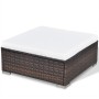 Set muebles de jardín 6 piezas y cojines ratán sintético marrón de , Conjuntos de jardín - Ref: Foro24-41873, Precio: 568,13 ...