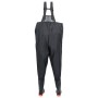 Vadeador de pecho con botas negro talla 46 de , Vadeadores para caza y para pesca - Ref: Foro24-4016989, Precio: 34,73 €, Des...