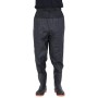 Vadeador de cintura con botas negro talla 43 de , Vadeadores para caza y para pesca - Ref: Foro24-4017022, Precio: 39,23 €, D...