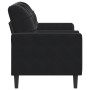 Sofá de 2 plazas con cojines terciopelo negro 140 cm de , Sofás - Ref: Foro24-3278224, Precio: 206,44 €, Descuento: %