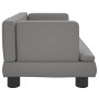 Cama para perros de cuero sintético gris 60x40x30 cm de , Camas para perros - Ref: Foro24-171916, Precio: 59,29 €, Descuento: %