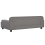 Cama para perros de cuero sintético gris 90x53x30 cm de , Camas para perros - Ref: Foro24-171879, Precio: 94,42 €, Descuento: %