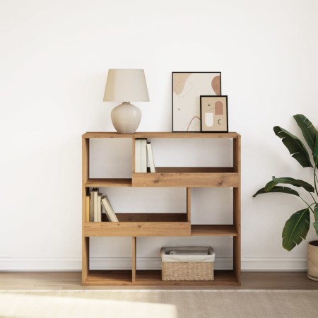Estantería divisor de espacios roble artisian 100x33x94,5 cm de , Librerías y estanterías - Ref: Foro24-854444, Precio: 86,15...