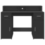Escritorio con luz LED madera ingeniería negro 120x55x91 cm de , Escritorios - Ref: Foro24-3309412, Precio: 228,41 €, Descuen...